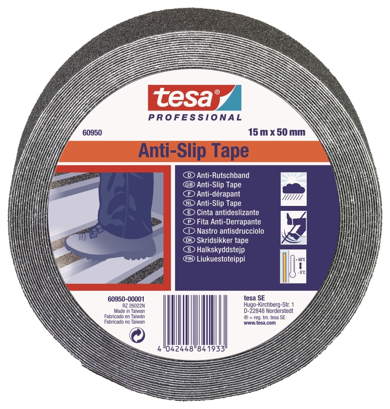 Sklisikker tape 60950 15MX50MM black (60950-00001-02)
