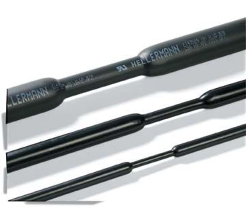 Heat Shrink Tubing HA47 105/30 mm Black 1 m (321-20900)