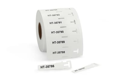 Marking Tag TAGPU 12X74MM LOOP white