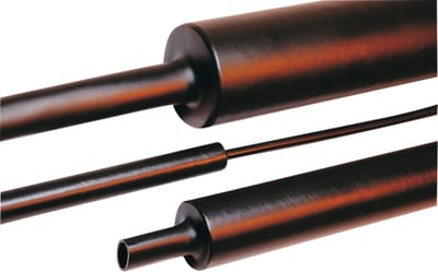 HU47 45.0/12.0 mm 1 m Black without Adhesive Lining