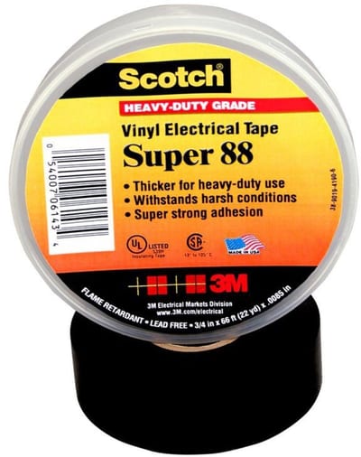 TEIP PVC Vinyl 19MMX20M Super 88