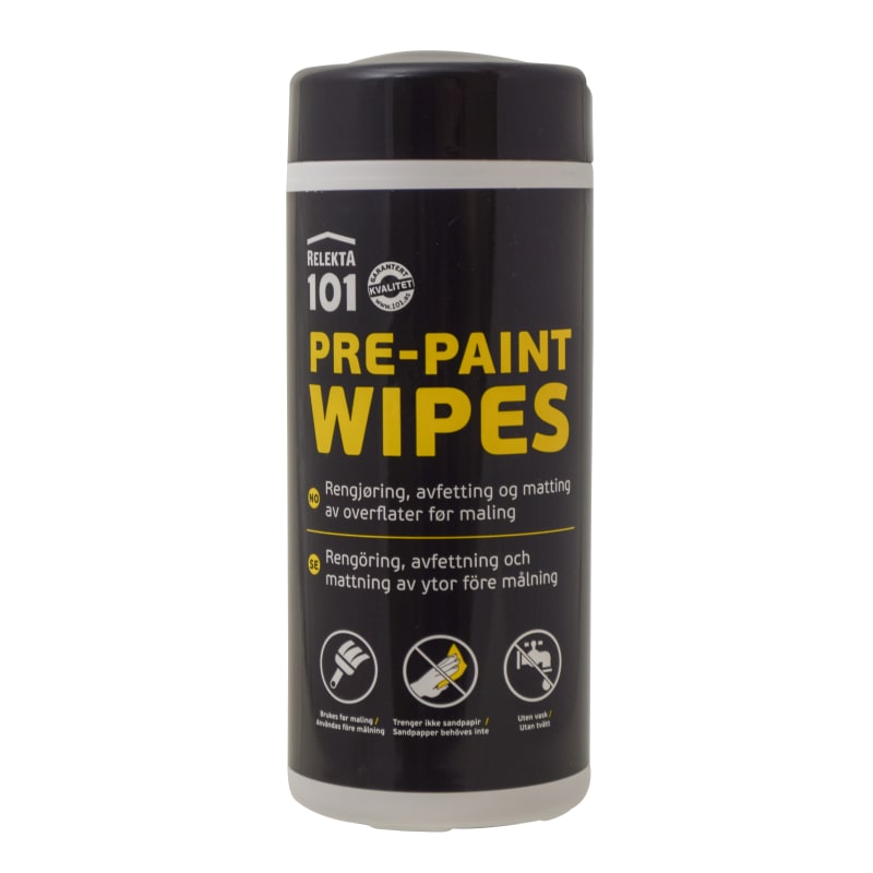 101 Pre-Paint Wipes Cleaning and Degreasing Cloths (T599705)