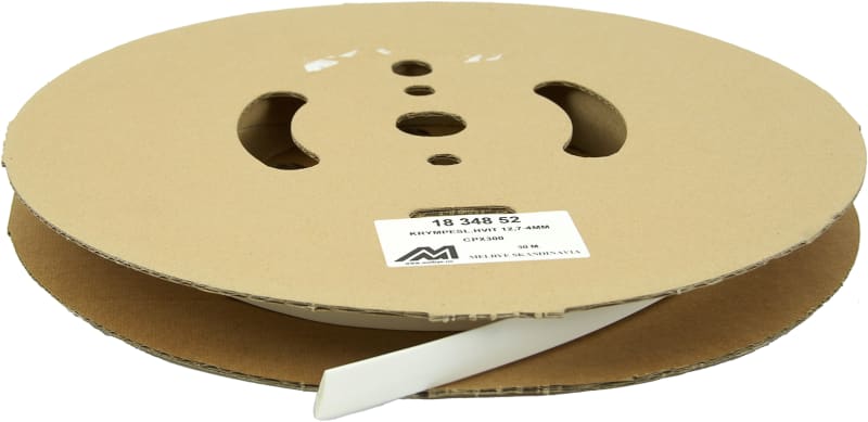HEAT-SHRINK TUBING WHITE 12,7-4mm (CPX300 120 White)