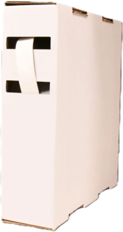 Heat-shrink tubing white 9/3 mm 5M