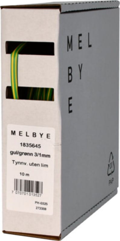Heat-shrink tubing yellow/green 3/1 mm (1835645)