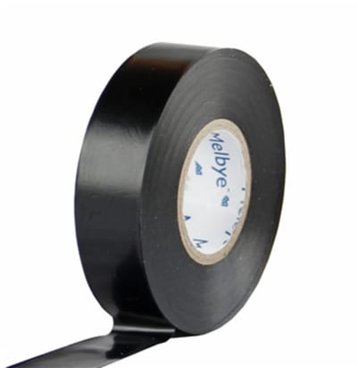 Tape Black PVC 19mm X 0,15mm X 20M