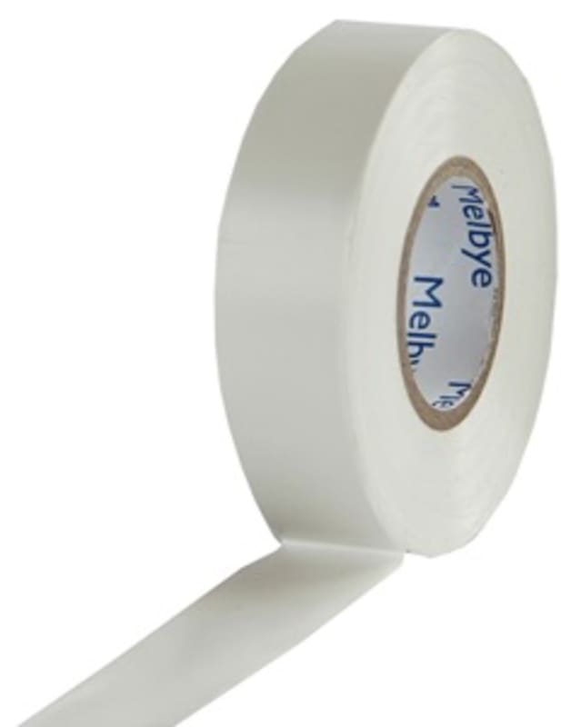 Tape White PVC 19mm X 0,15mm X 20M (1835662)
