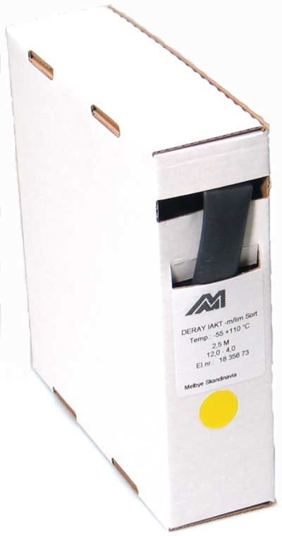 Shrink.with Adhesive Black 18,0-6,0mm