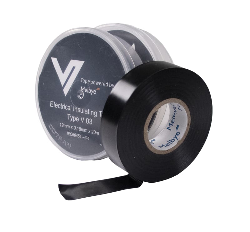 Tape 20M x 19mm black (1835683)