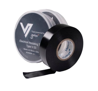 Tape 20M x 19mm black