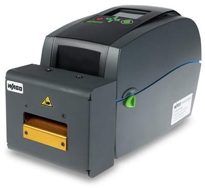 Cutter, for marking strips, equipment markers, conductor and cable markers