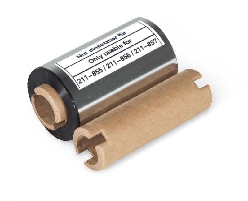 WAGO 258-5014 Thermal Transfer Ink Ribbon Black 57 mm x 74 m