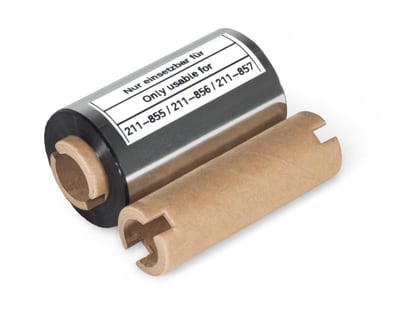 WAGO 258-5014 Thermal Transfer Ink Ribbon Black 57 mm x 74 m