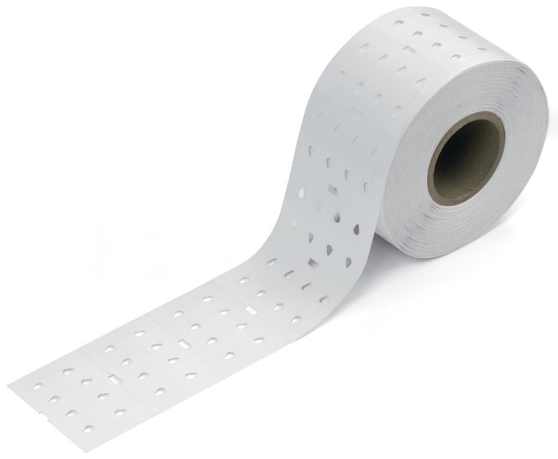 WAGO 211-861 Conductor Markers Thread-On for Smart Printer 5x10.5 mm White