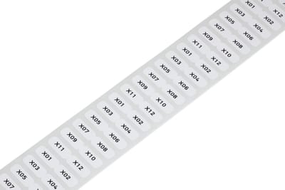 Labels; for Smart Printer; permanent adhesive; 6 x 15 mm; 3000 pieces on roll; white