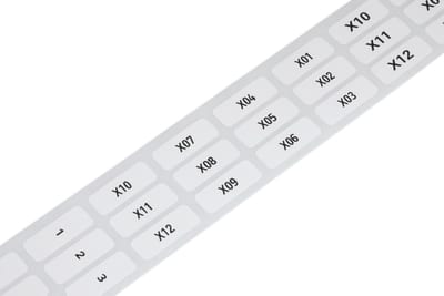 Labels; for Smart Printer; 9.5 x 25 mm; white