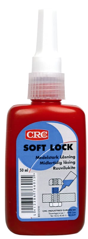 CRC Soft Lock Threadlocker 50 ml Liquid Blue