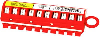 Merkedispenser with TALL 0-9STD 0