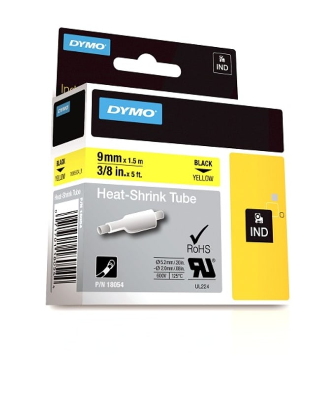 Rhino HEAT-Shrink Sleeve 9mm Black/Yellow (18054)