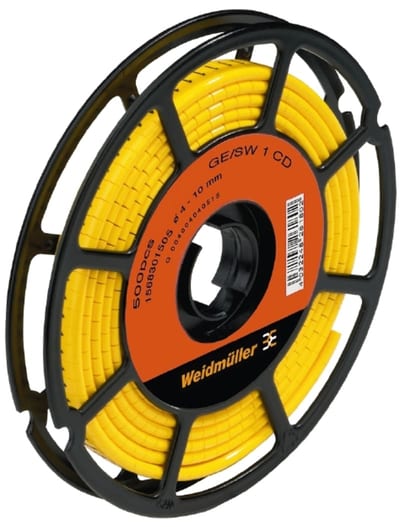 CLI M 2-4 MRK "1" YELLOW, ROLL A500