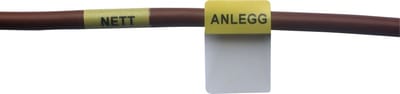 Cable Loop Marker Labels, Mains/Installation, Pack of 48
