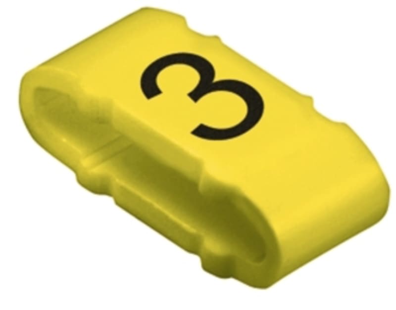 CLI M 2-4 MRK "3" YELLOW, BAG A100 (cli M 2-4 GE/SW 3 Mp)