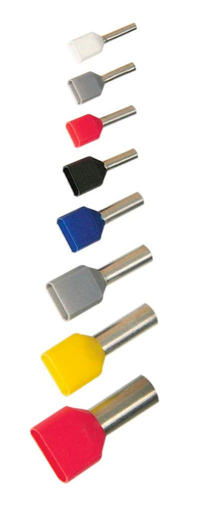 End ferrule insulated TWIN 0,5X8MM