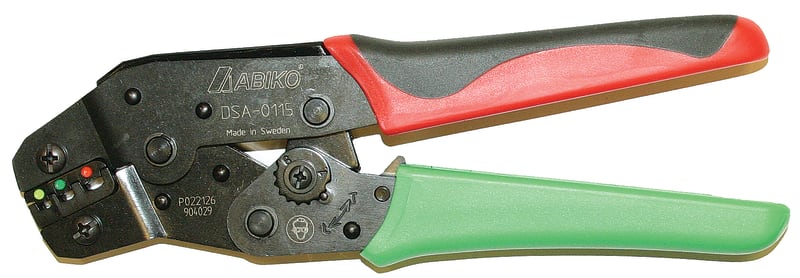 Abiko Crimping tool for insulated connectors, 0.15–1.5 mm² (DSA 0115)