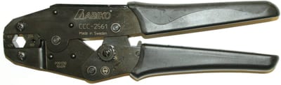 Abiko Crimping tool for coaxial connectors, UHF (CCC 2561)