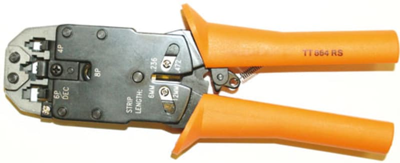 Abiko Crimping tool for modular plugs (TT 864 RS)
