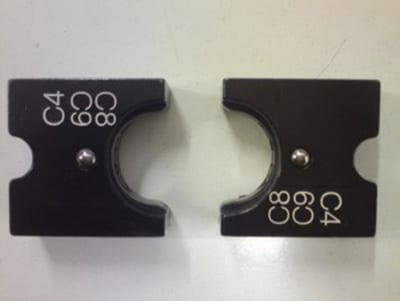 Abiko Crimping die jaw (TBC-4 C8/9)
