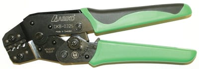Abiko Crimping tool for uninsulated connectors, 0.25–2.5 mm²