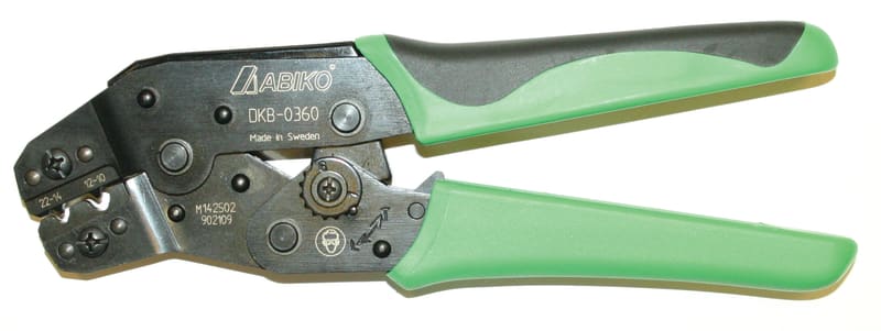 Abiko Crimping tool for uninsulated connectors, 0.75–6 mm² (DKB 0760)