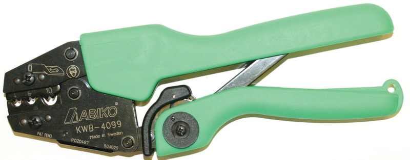 Abiko Crimping tool for uninsulated connectors, 4–10 mm² (EWB 4099)