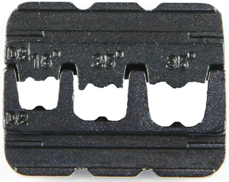 Abiko Crimping die jaw for wire-end ferrules (RG 58/59)