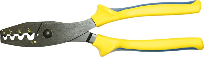 Abiko Crimping tool for wire-end ferrules, 10–35 mm² (K 35)
