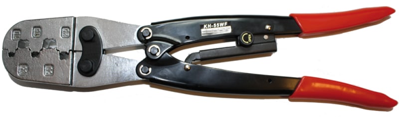 Abiko Crimping tool for wire-end ferrules, 10–50 mm² (KH 55 WF)