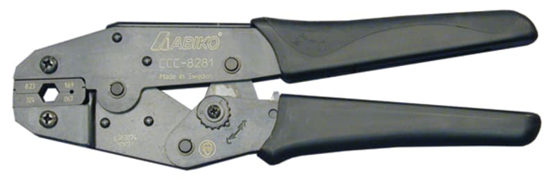 Abiko Crimping tool for coaxial connectors, RG6A-147-212 (CCC 8281)