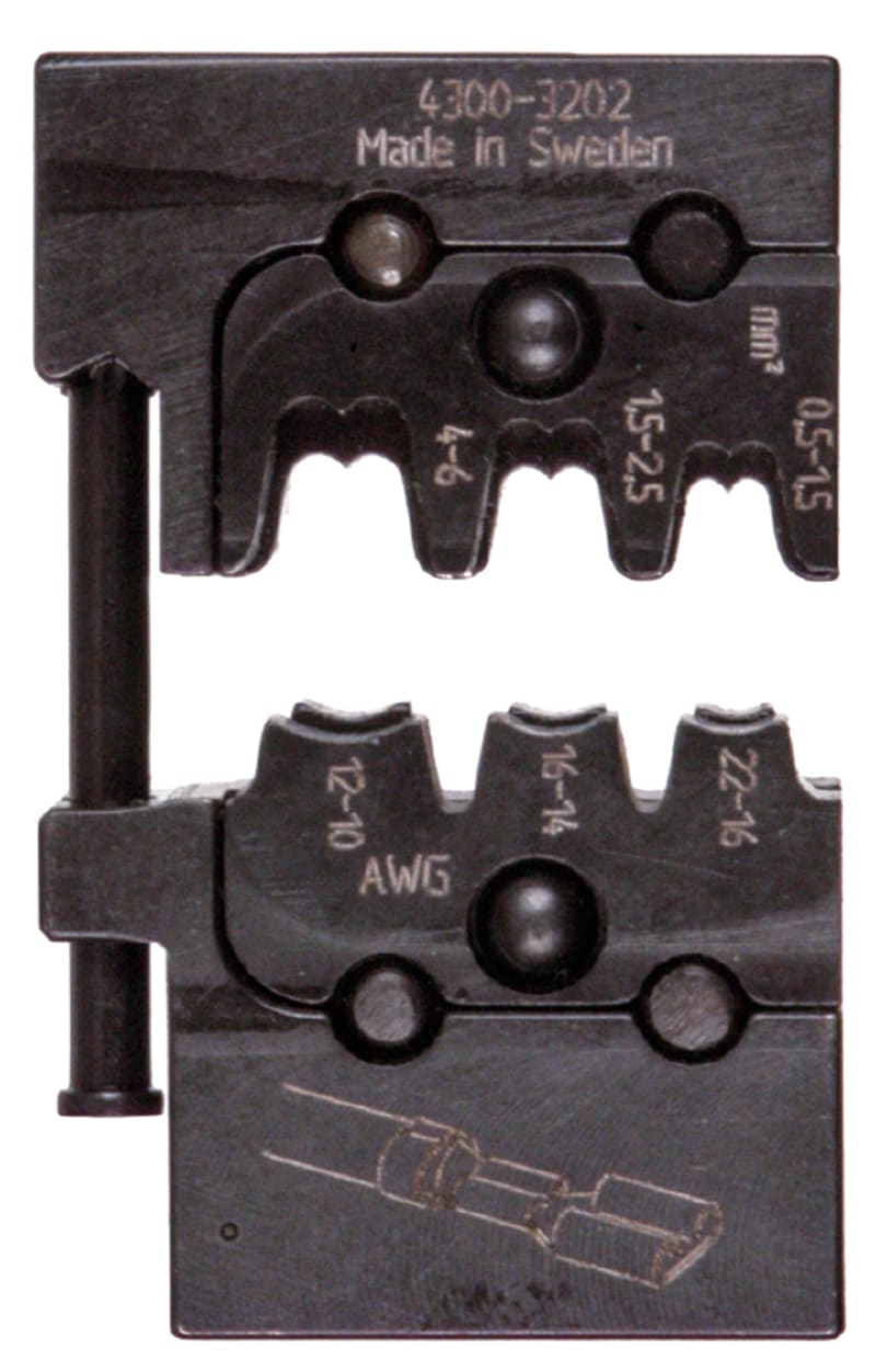 Elpress Roll-crimp die jaw for uninsulated connectors (ORB0560)