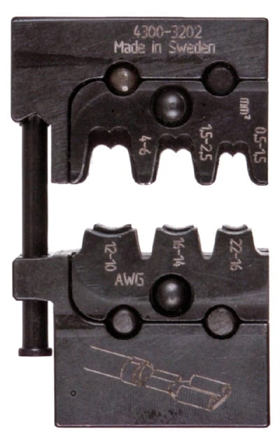Elpress Roll-crimp die jaw for uninsulated connectors (ORB0560)