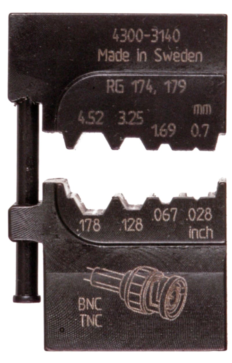 Elpress Crimping die for coaxial connectors (OCC0908)