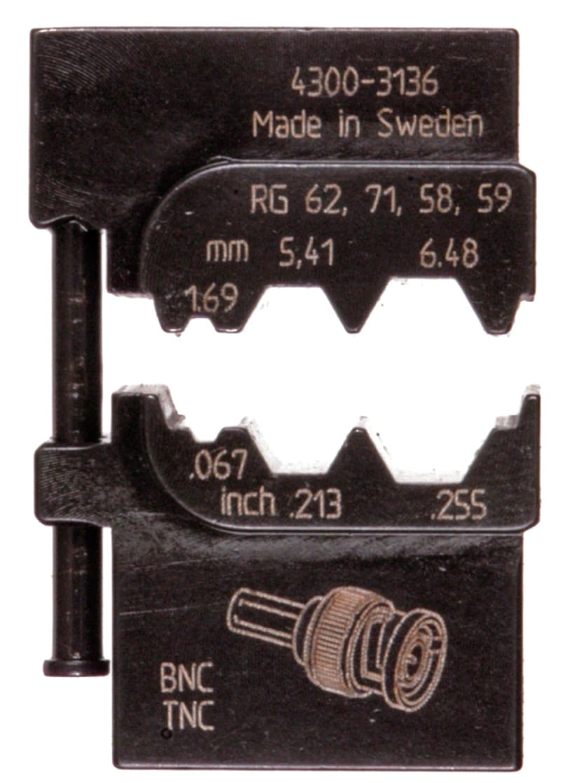 Elpress Crimping die for coaxial connectors (OCC1113)