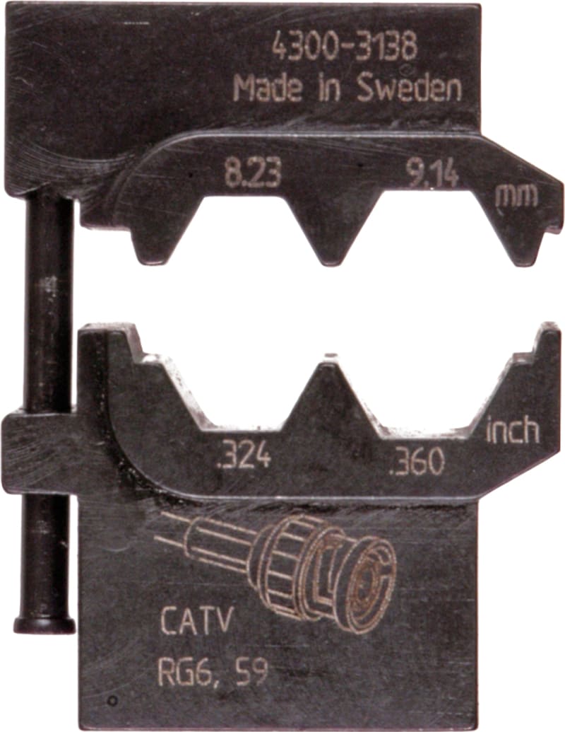 Elpress Crimping die for coaxial connectors (OCC4755)