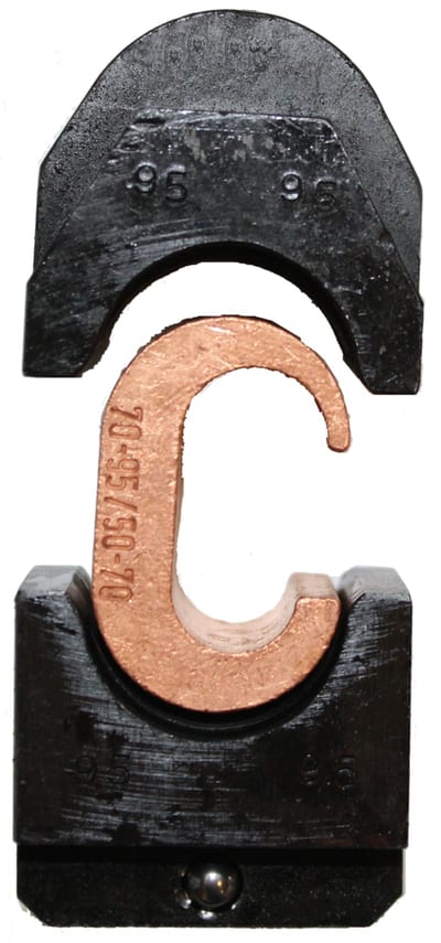 Abiko Crimping die jaw, 90 mm² (C 13)