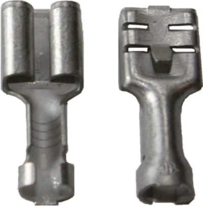Abiko B 409 FL Uninsulated Flat Receptacle 0.75–1.5 mm², 6.3 × 0.8 mm