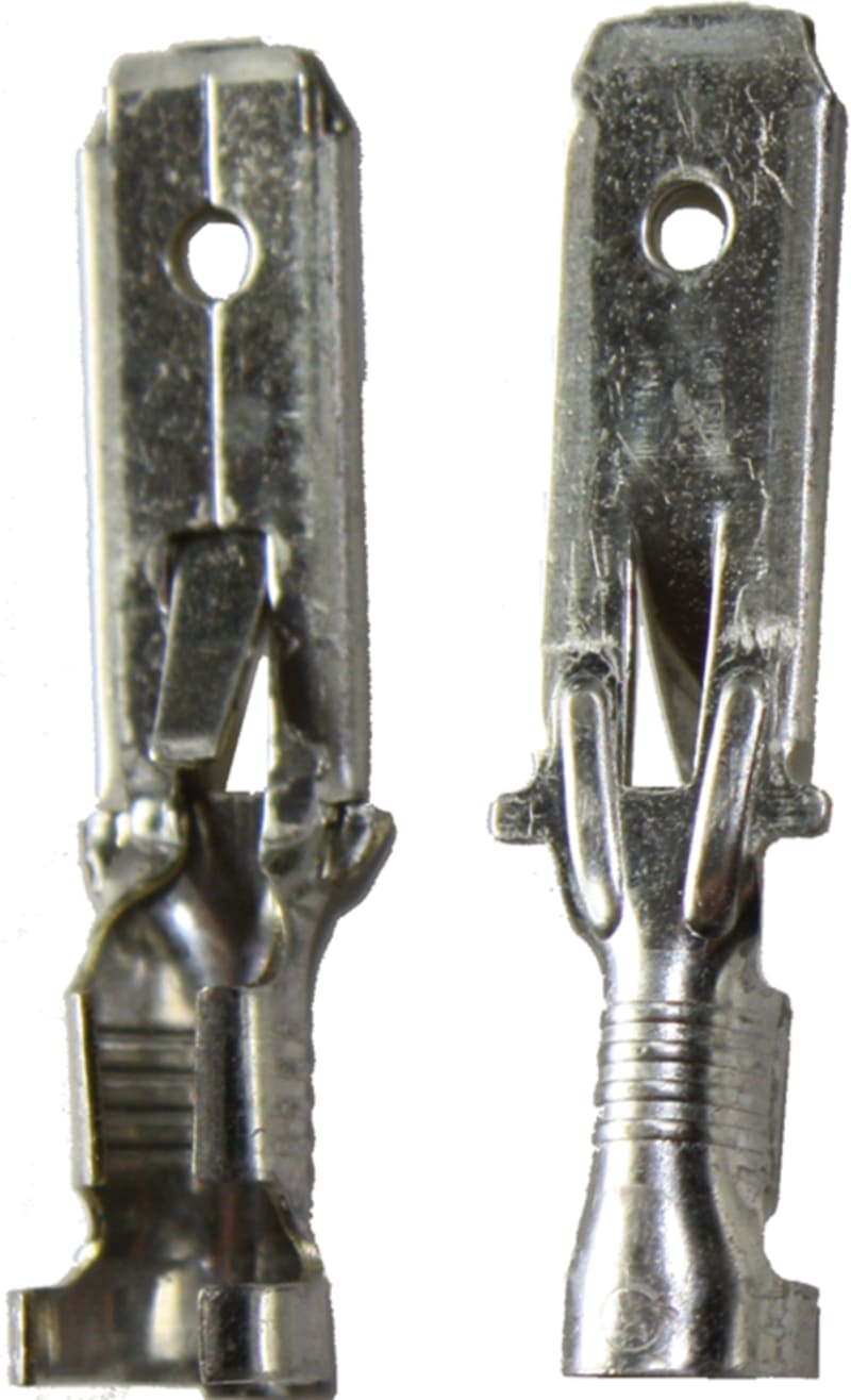 Abiko B 410 H Uninsulated Flat Tab 1.5–2.5 mm², 6.3 × 0.8 mm
