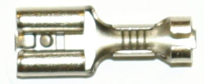 Abiko B 0503 FL 5 Uninsulated Flat Receptacle, 2.8 × 0.5 mm