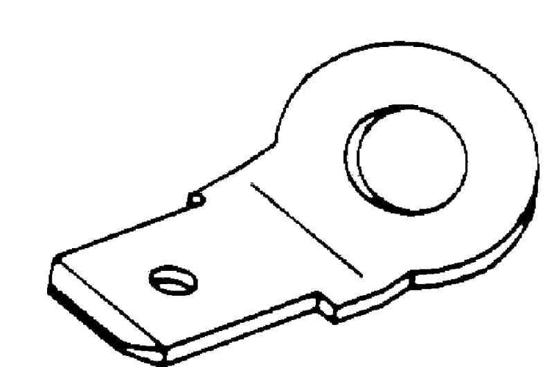 Uninsulated Flatstifsconnection (B 1457 H 10)