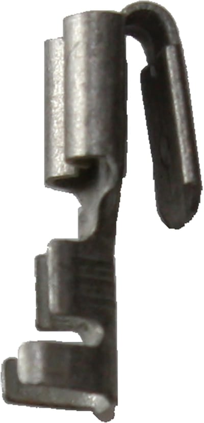 Abiko B 2507 FLH Uninsulated Piggyback Flat Receptacle, 6.3 × 0.8 mm
