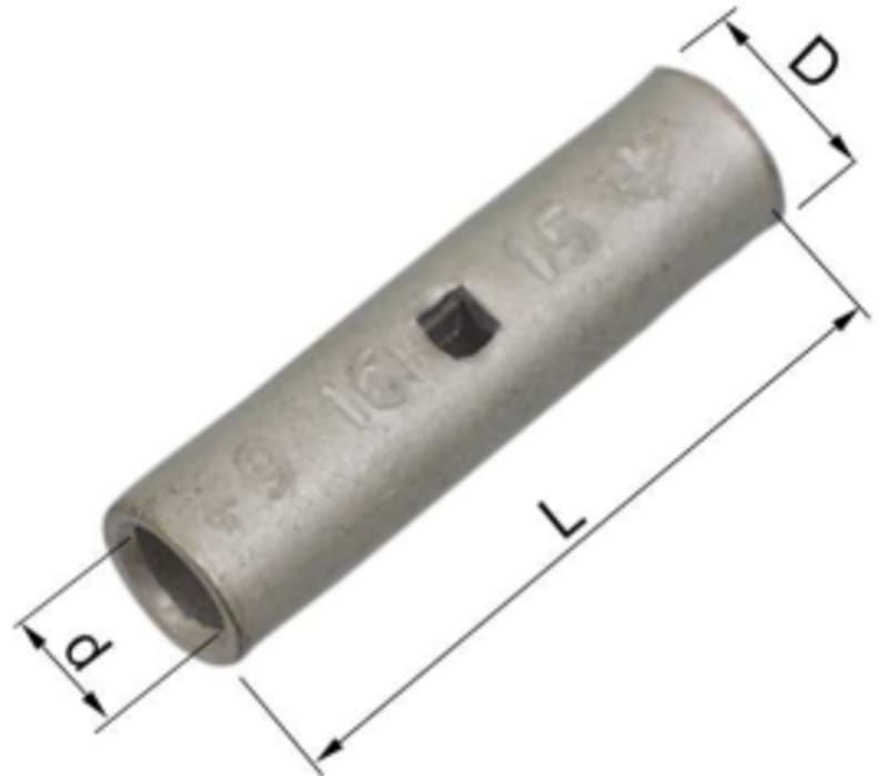 Elpress KSF400A Copper Compression Through Connector 400 mm²